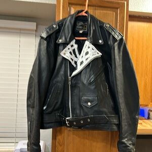 Men’s motorcycle leather jacket